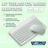 Kit Vidrio templado + Case Forro Protector + Teclado y Mouse Bluetooth para Tablet Lenovo Tab M8 8505x / x8505f OPTIMUS TECHNOLO