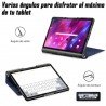 Kit Case Forro Protector + Teclado y Mouse Ratón Bluetooth para Tablet Lenovo Yoga Tab 11 2021 YT-J706F OPTIMUS TECHNOLOGY™ - 31